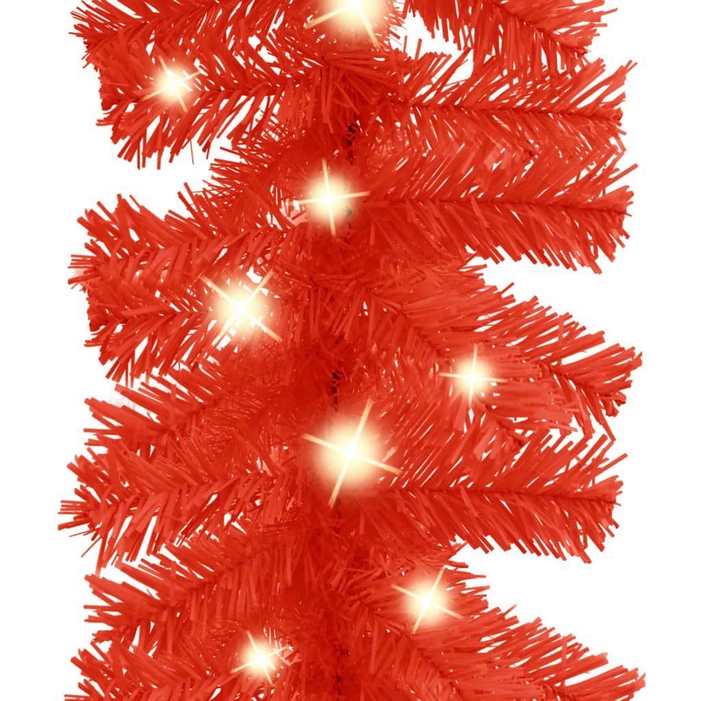 Christbaumschmuck 5 m vidaXL Weihnachtsgirlande LED mit Rot (1-tlg)
