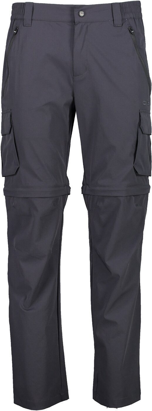 CMP Trainingshose MAN ZIP OFF PANT U423 ANTRACITE