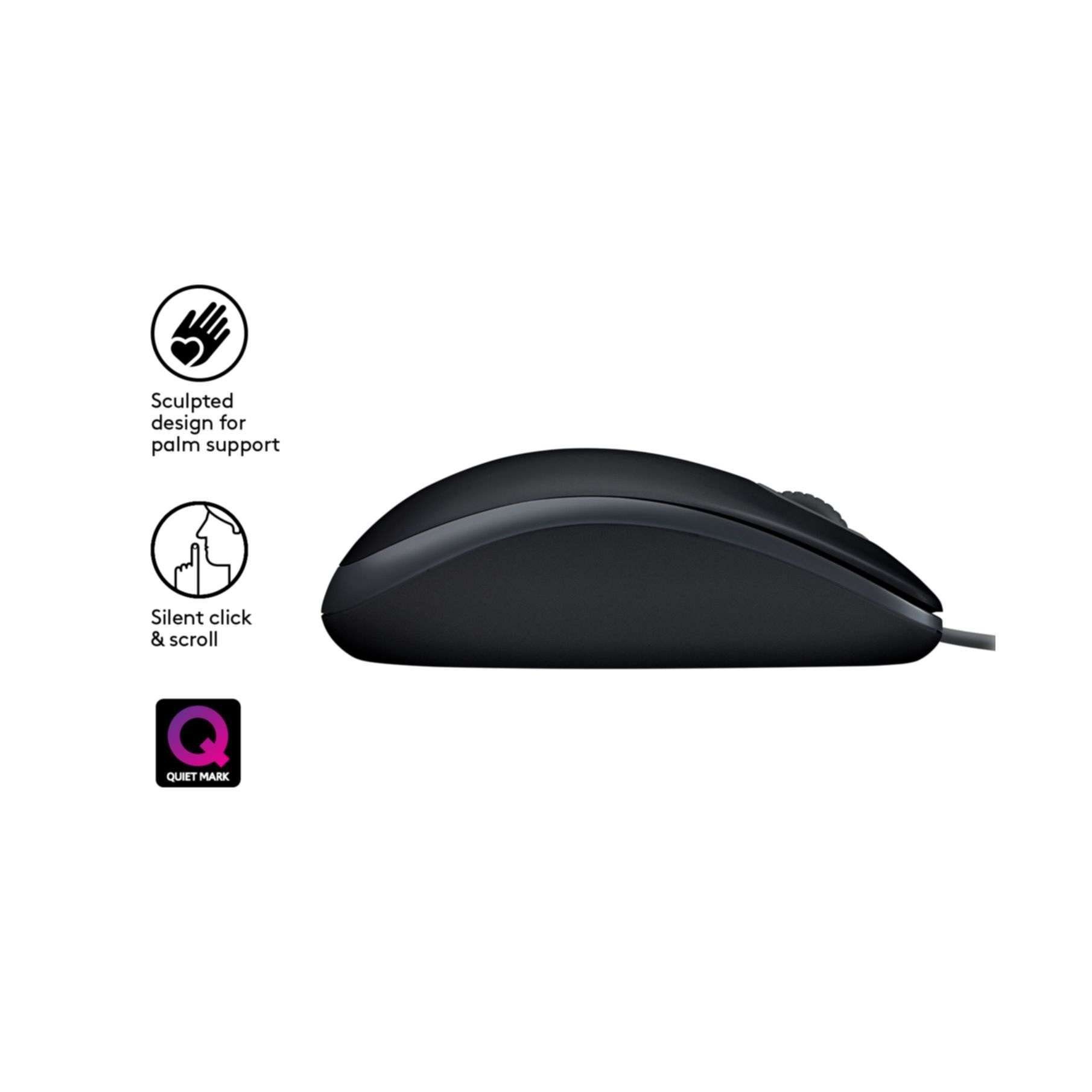 Logitech B110 Silent Maus (kabelgebunden)