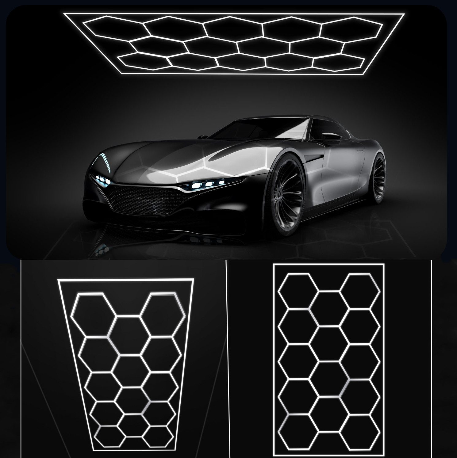 OULENBIYAR LED Dekolicht LED Wandleuchte Hexagon günstig online kaufen