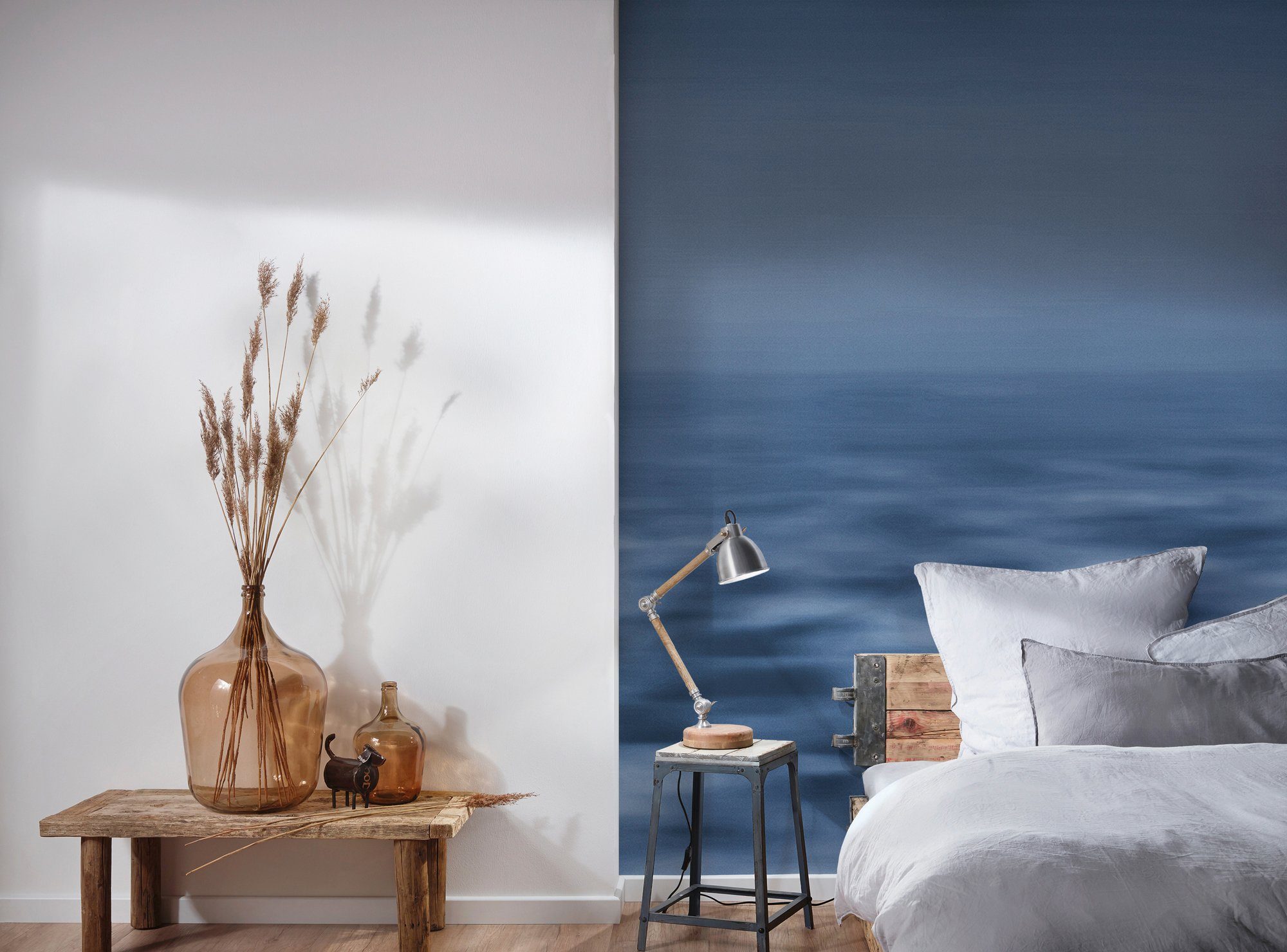Architects Paper Fototapete Atelier 47 Water Surface Artwork 2, glatt, Meer, (4 St), Vlies, Wand, Schräge, Decke