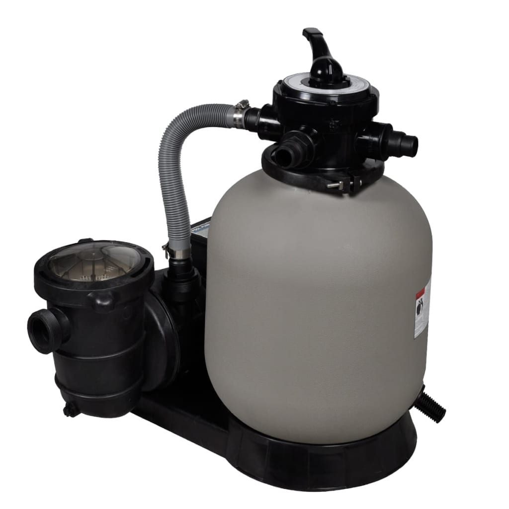 vidaXL Sandfilteranlage, Sandfilterpumpen 2 Stk. 600 W 17.000 L/h