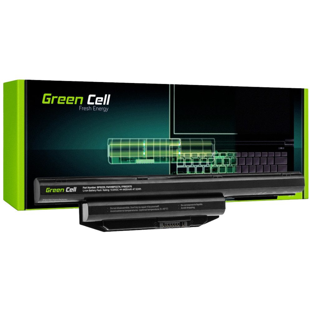 Green Cell Green Cell Notebook-Akku CP629458 10.8 V 4400 mAh Fujitsu Laptop-Akku 4400 mAh