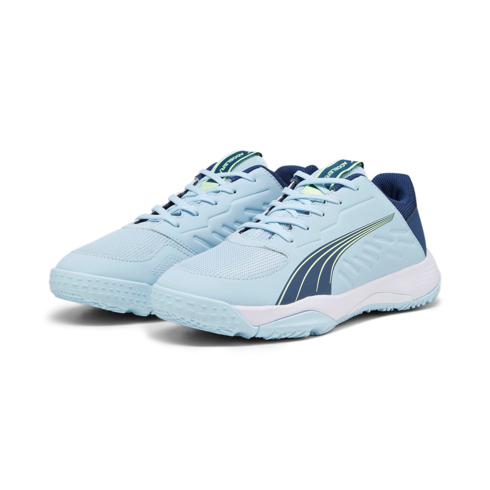 PUMA Accelerate Jr PUMA WHITE-GREY DAWN-SAFETY YE Handballschuh