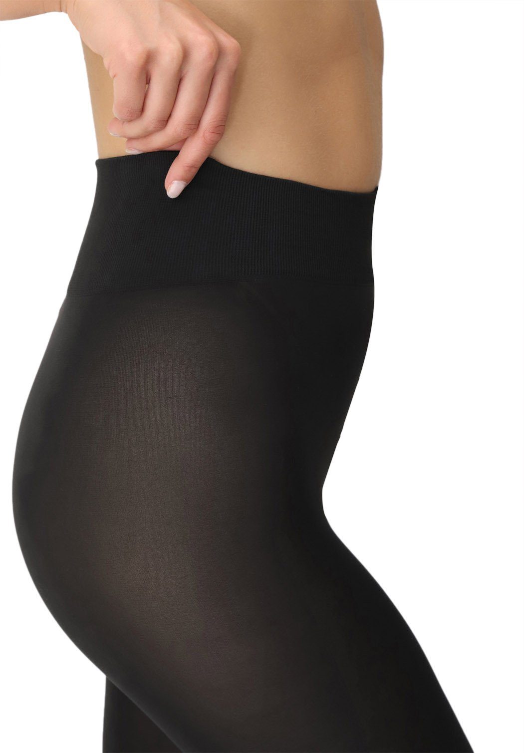 Oroblú Feinstrumpfhose Damen mit ergonomischem Bund DIFFERENT 80 DEN 80 DEN (Packung 1 St. 1er-Pack) Blickdicht, matt