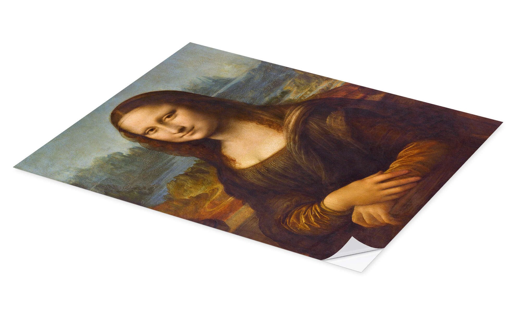 Posterlounge Wandbild Mona Lisa, Leonardo da Vinci, erhältlich als Poster, Leinwandbild, Wandsticker oder Acrylglasbild