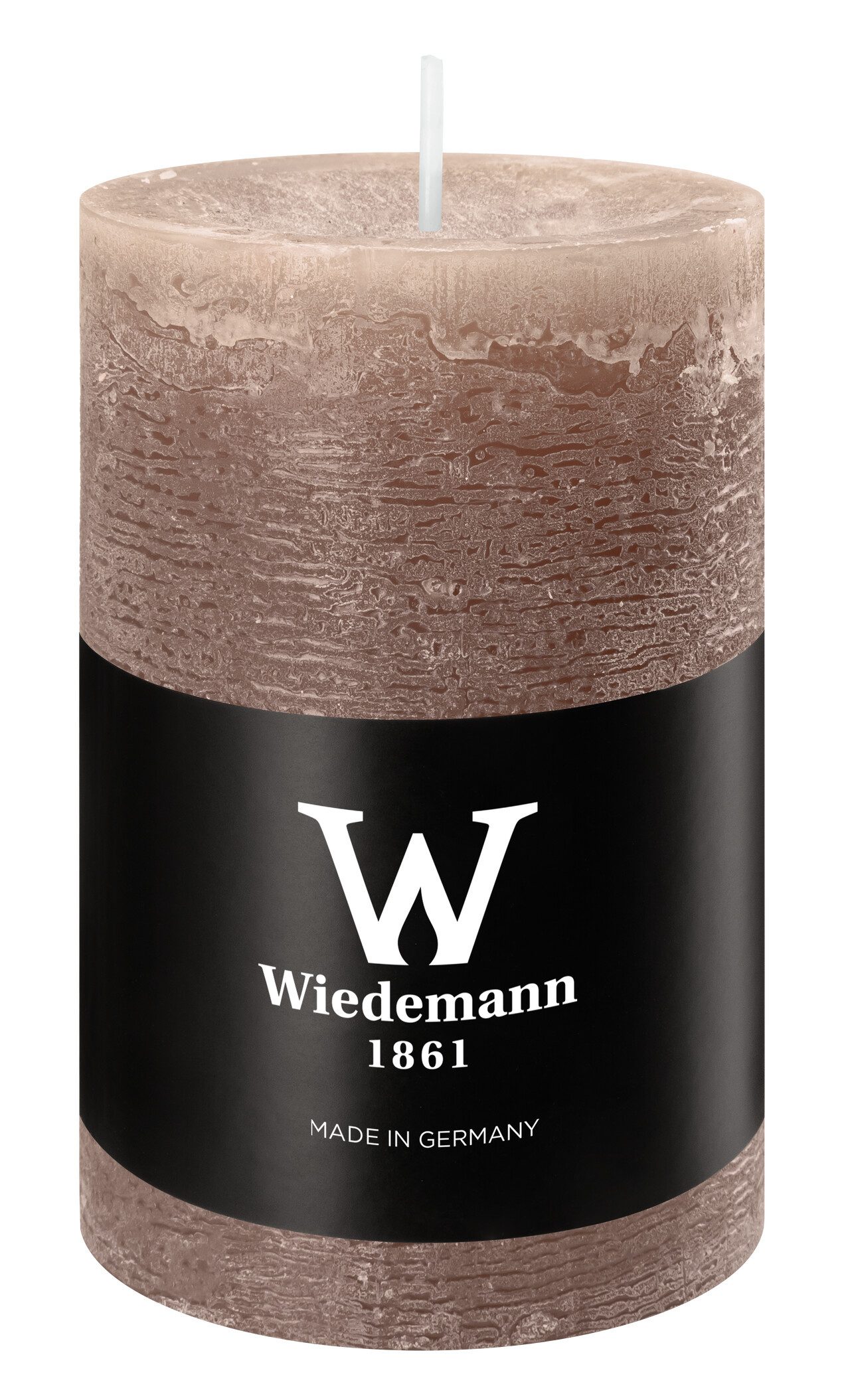 Wiedemann Kerzen Rustic-Kerze Durchgefärbte Stumpenkerzen Cashmere