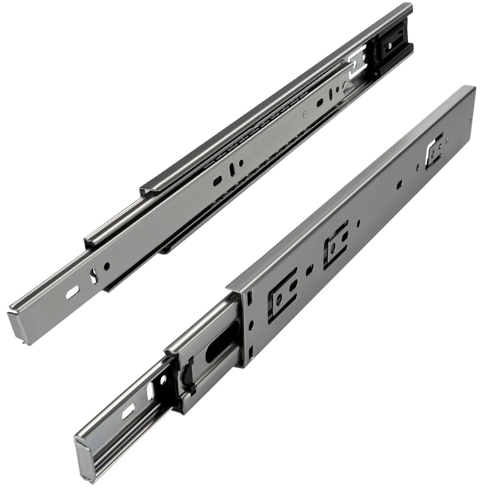 SO-TECH® Auszug Vollauszug kugelgelagert Selbsteinzug Tragkräfte 35 / 45 kg (4 St), Tragkraft 45 kg, Länge 250 mm