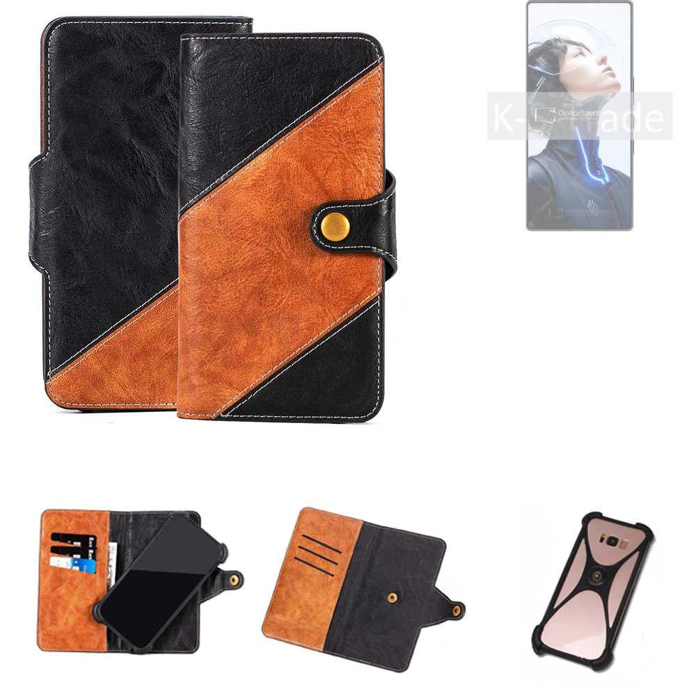K-S-Trade Handyhülle für REDMAGIC 11 Pro, Handyhülle Schutzhülle Bookstyle Case Wallet-Case Handy Cover