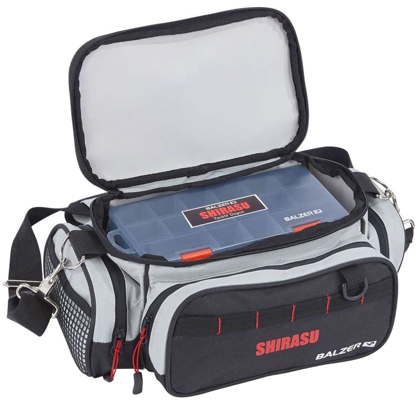 Angelkoffer Balzer Shirasu Organizer klein 35x19x15cm - Angeltasche mit 2 Boxen
