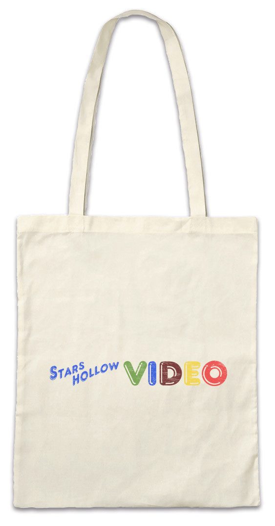 Beuteltasche Stars Hollow Video Stofftasche Lorelai Gilmore Rory Sign Symbol Logo