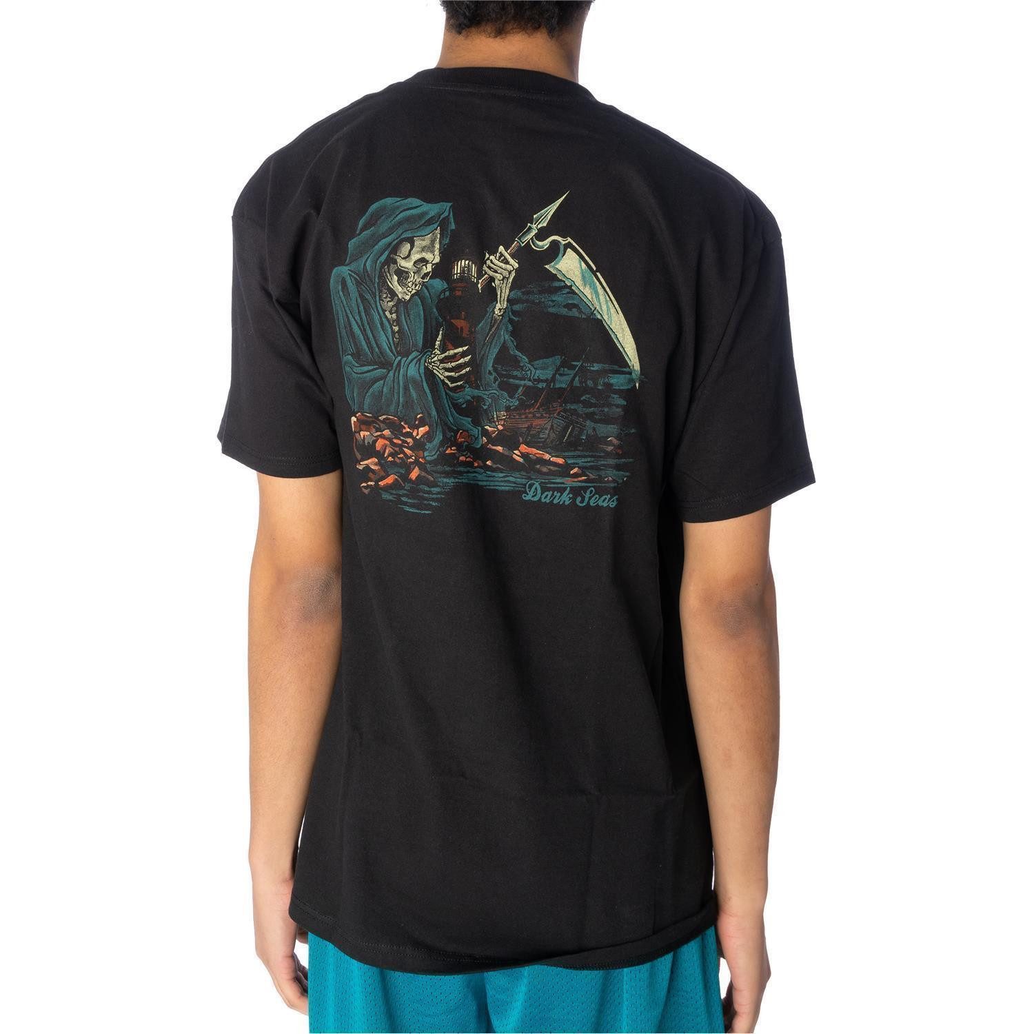 DARK SEAS DIVISION T-Shirt T-Shirt Dark Seas The Fallen (1-tlg) Großer "Dark Seas" Logo-Print auf der Rückseite