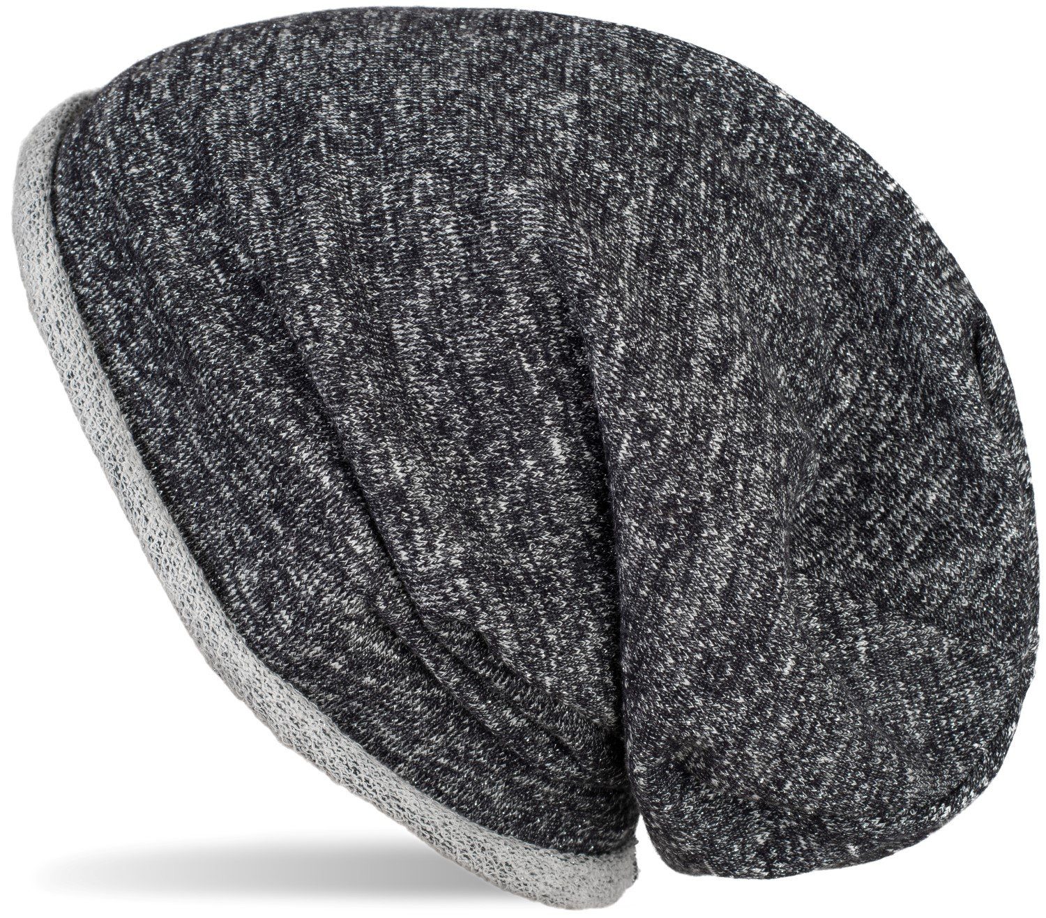 styleBREAKER Beanie Beanie Mütze mit All Over Glitzer (1-St)