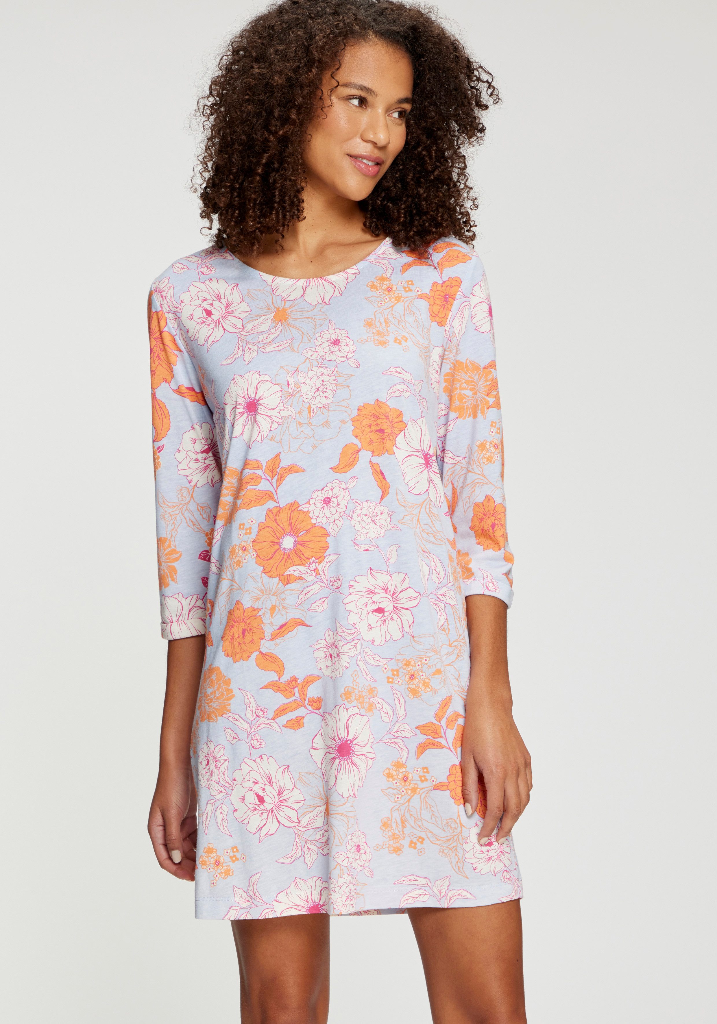 s.Oliver Nachthemd mit Blumenprint