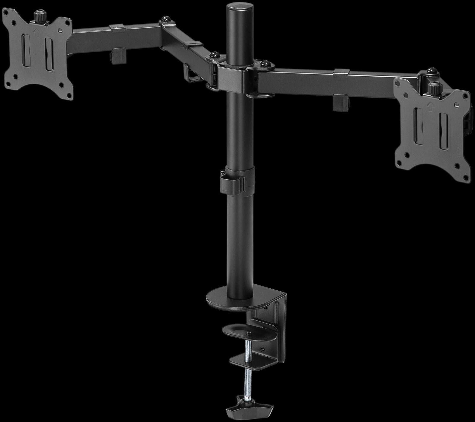 Goobay Doppel-Monitorhalterung Basic Flex 17-32z 2x8kg