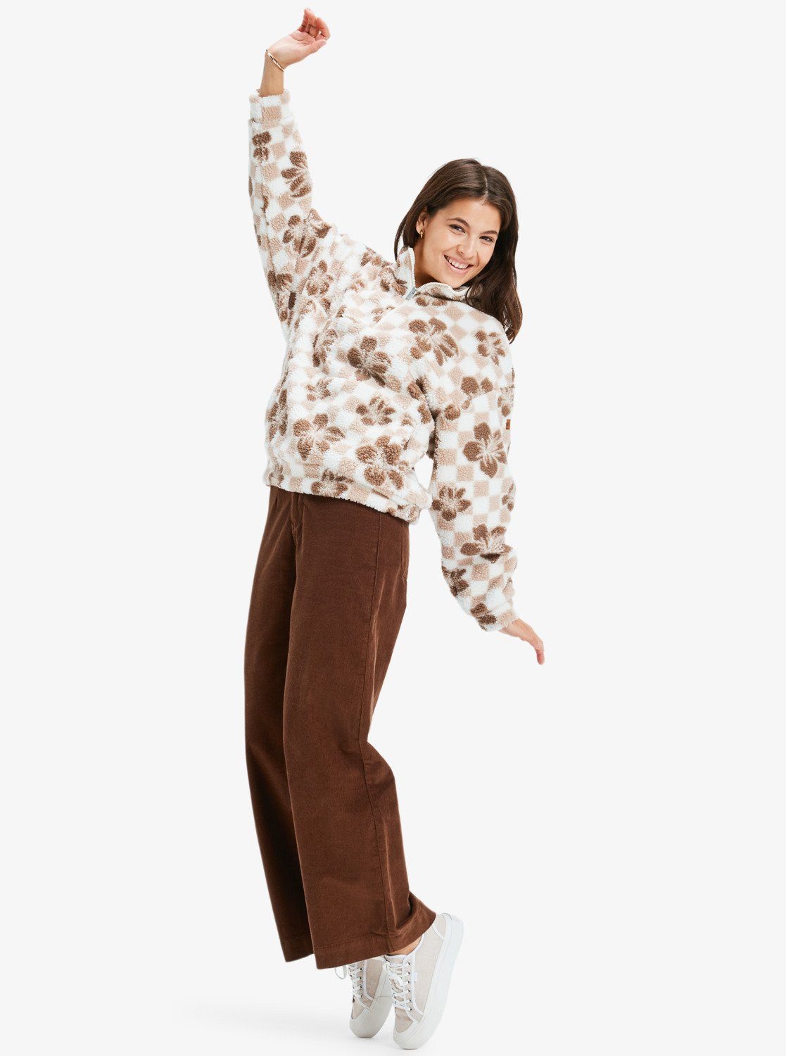 Roxy Strickfleece-Pullover JIVE TALKING BONDED (1-tlg)