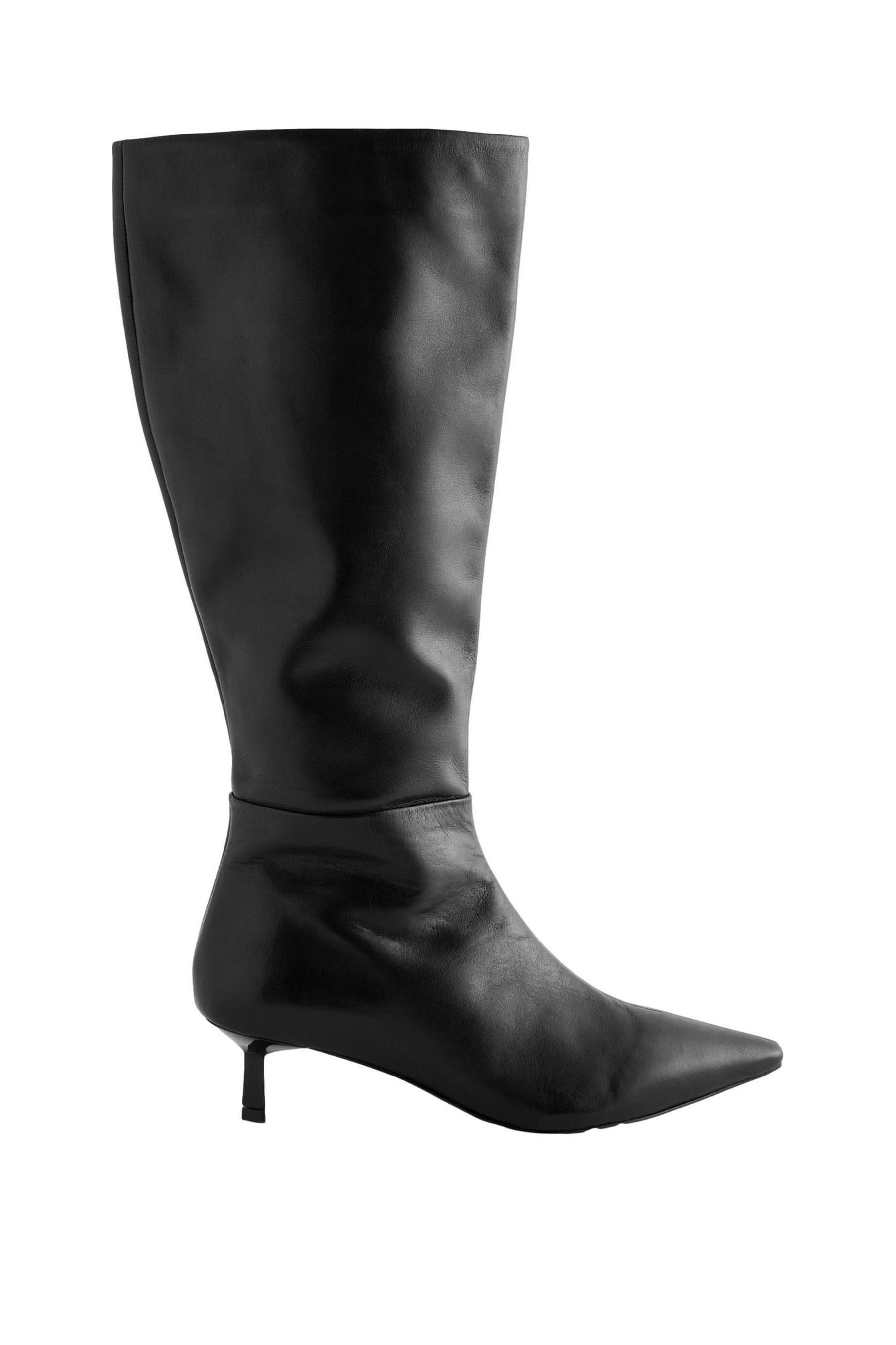 Next Isabella Kniehohe Stiefel mit Pfennigabsatz Stiefel (1-tlg)