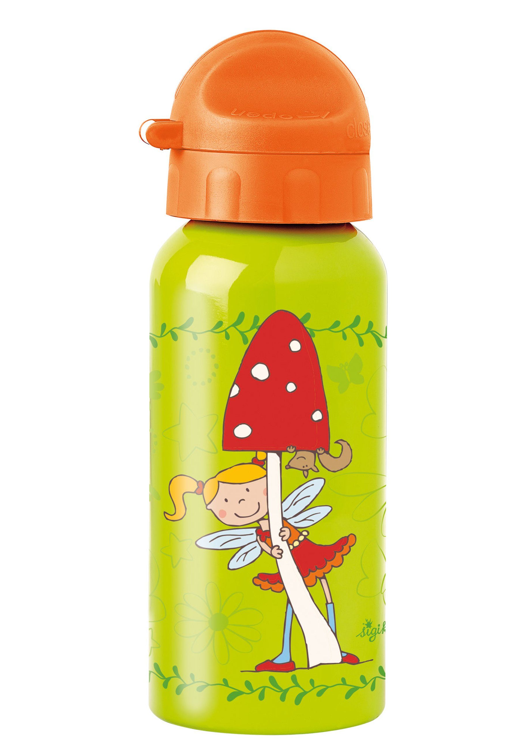 Sigikid Trinkflasche Kinder Trinkflasche Edelstahl Trinkflasche 400 ml