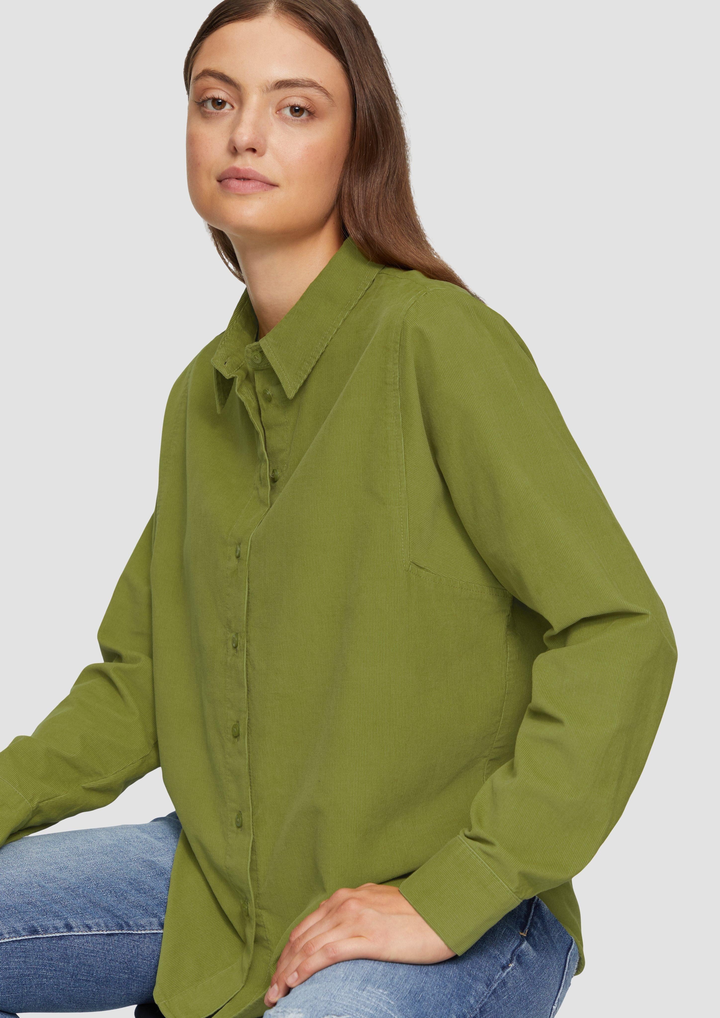 s.Oliver Hemdbluse mit Feincord günstig online kaufen