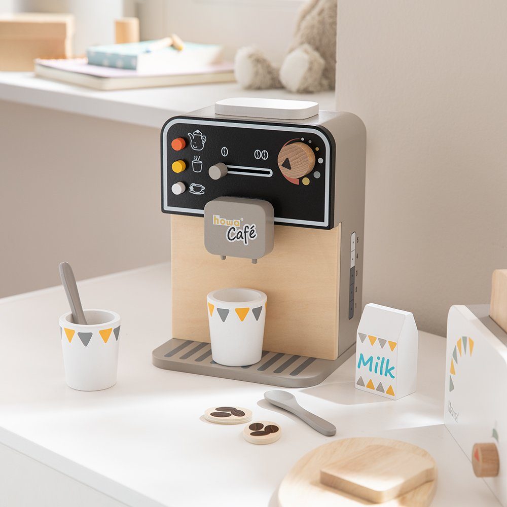 Kinder-Kaffeemaschine, (8-tlg), aus Holz günstig online kaufen