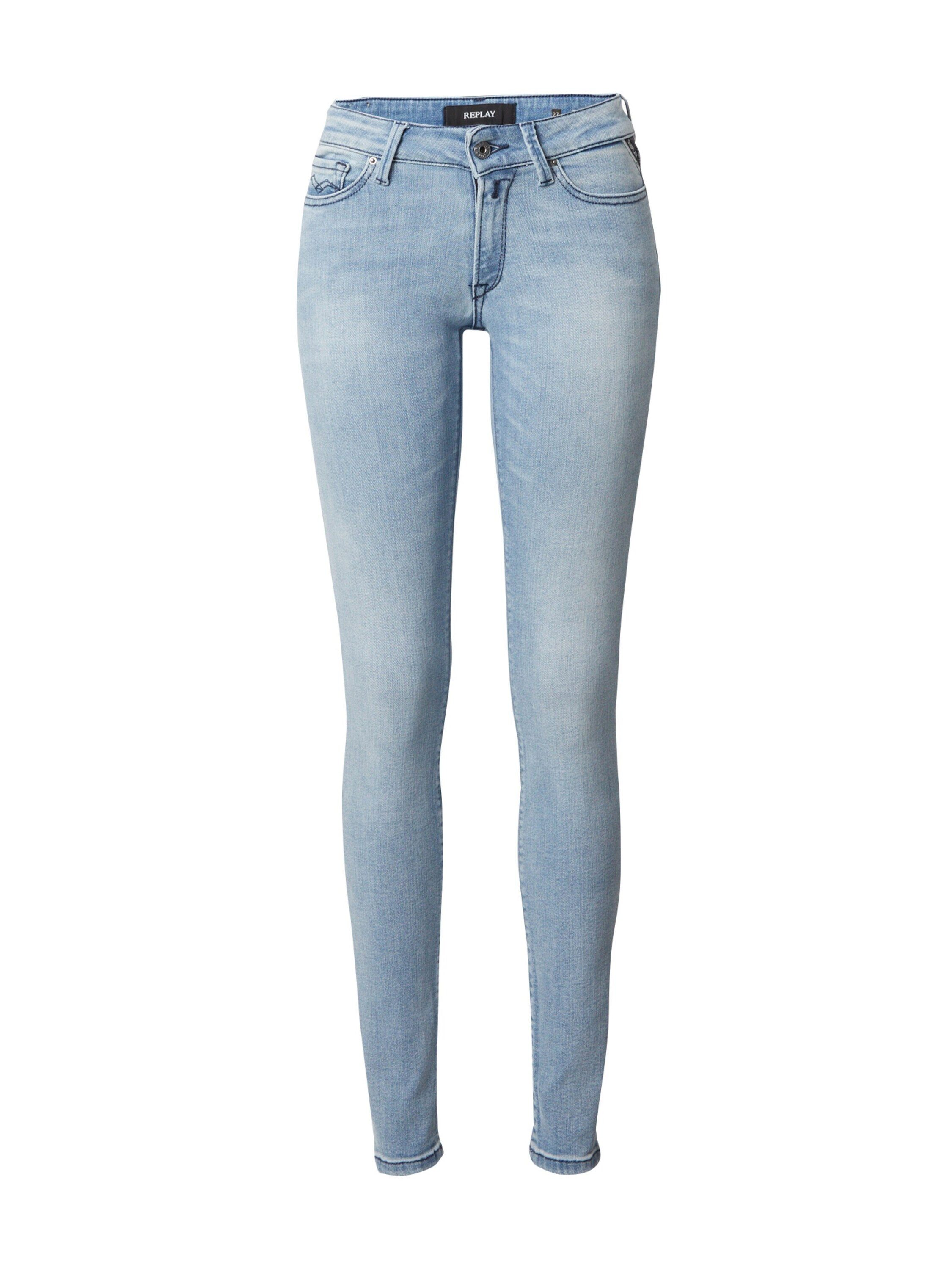 Replay 7/8-Jeans New Luz (1-tlg) Plain/ohne Details günstig online kaufen