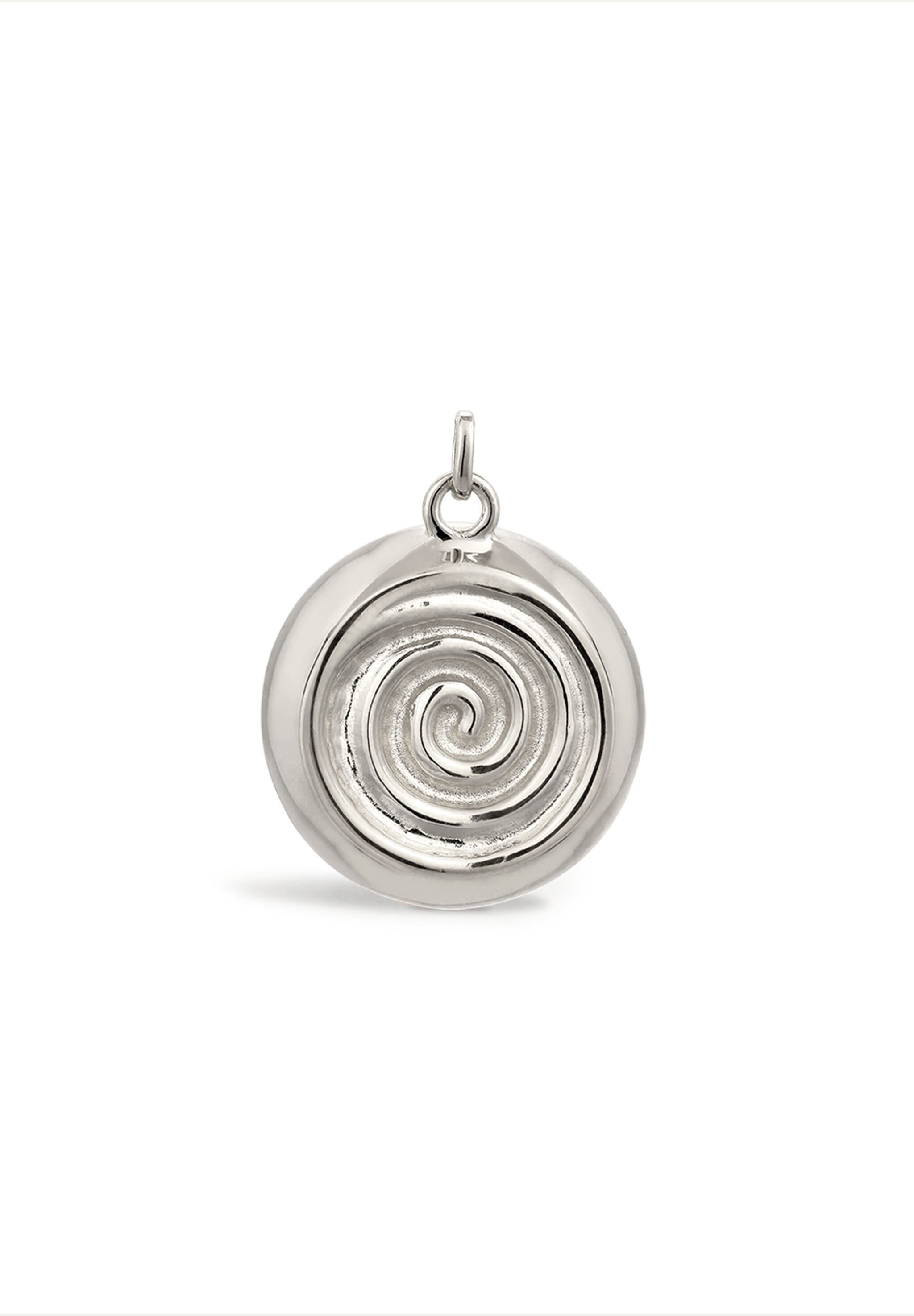 Stilnest Kettenanhänger Hypnotic Spirale 925 Sterling Silber