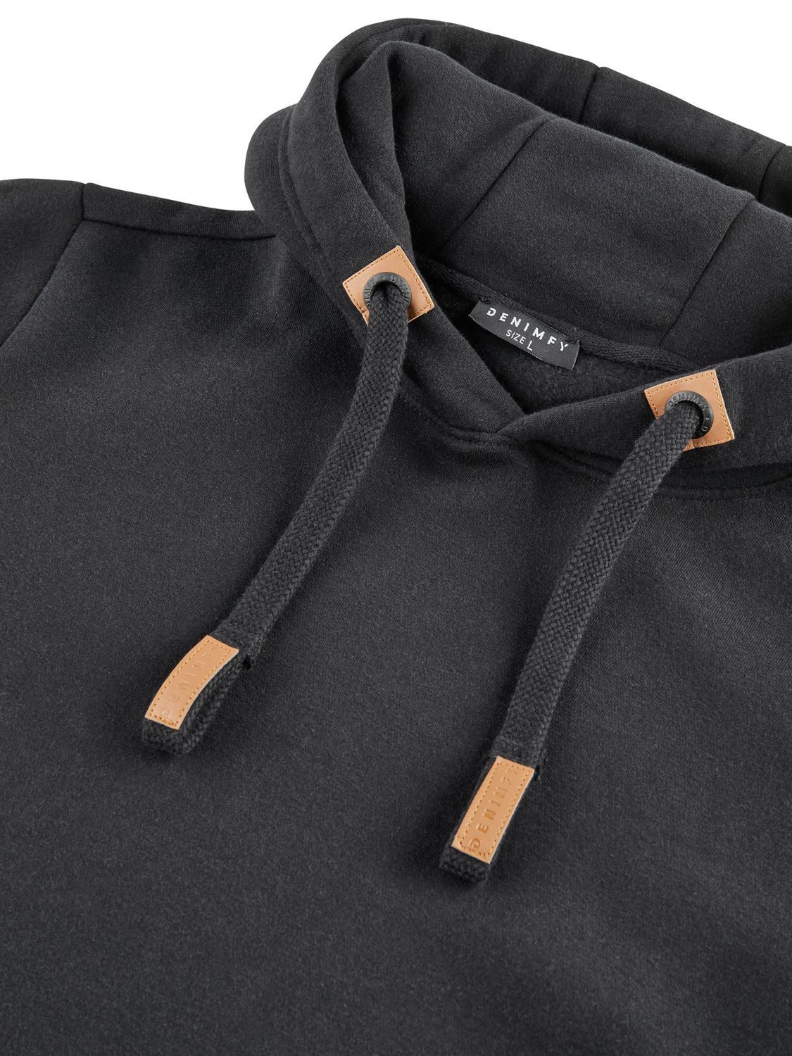 DENIMFY Kapuzenpullover Herren Hoodie DFIvo Regular Fit Longsleeve Sweatshirt mit Kängurutasche – Bild 4 von 4