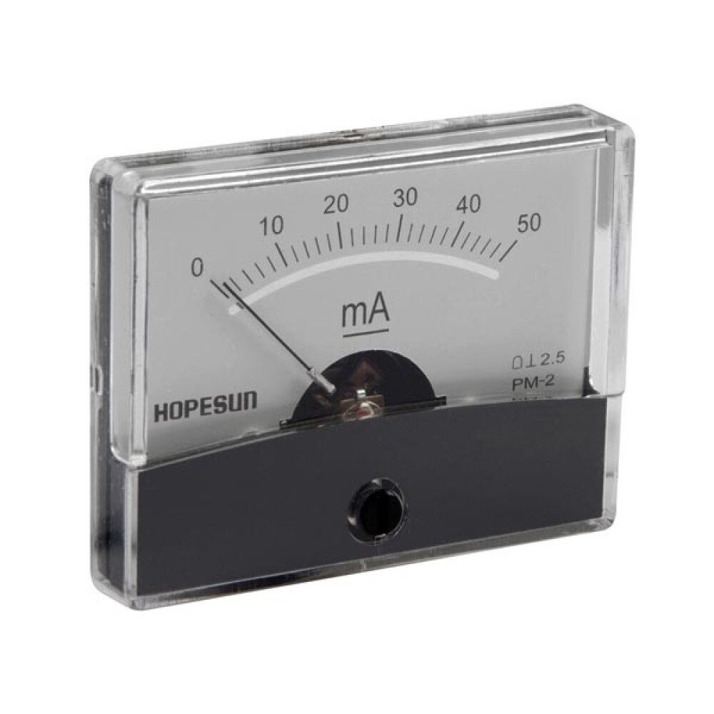 Strommessgerät Drehspulpanelmeter zum Einbau in elektronische Instrumente, Schalttafe