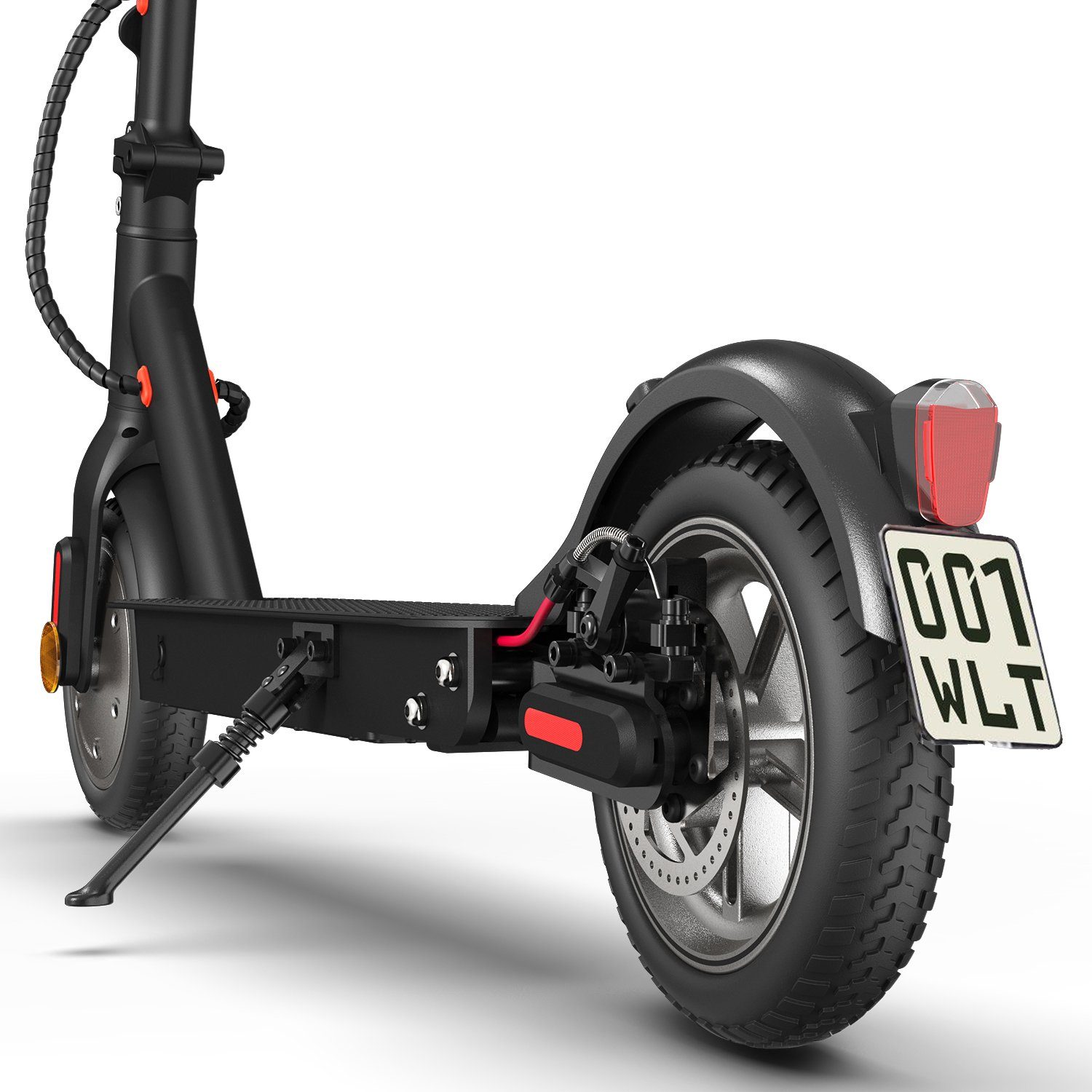 LETGOSPT E-Scooter 350W für mit km km/h, 2 bis APP, 30km, Stück Duales Reichweite, 20,00 Erwachsene Elektroroller Bremssystem Straßenzulassung ABE mit Max 30 8,5"E-roller E-Scooter