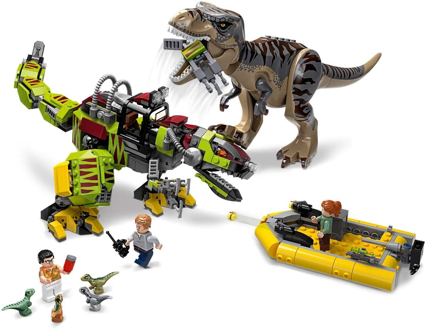 LEGO® Jurassic World™ 75938 T. Rex vs. Dino-Mech Spielbausteine, (716 St)
