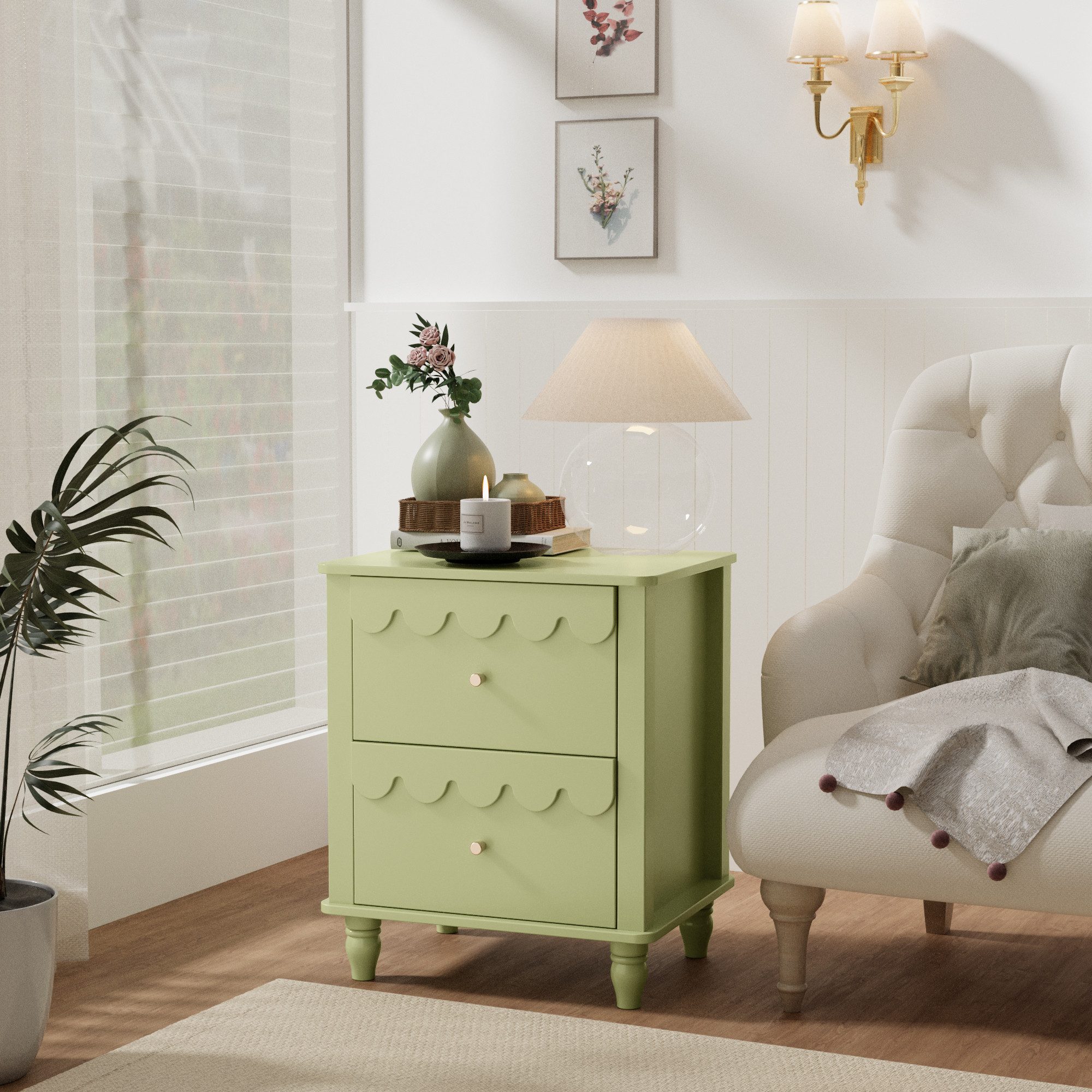 UEV Nachttisch 2er Set, Kinder Nachtschrank, Beistellschrank (Nachtkommode günstig online kaufen