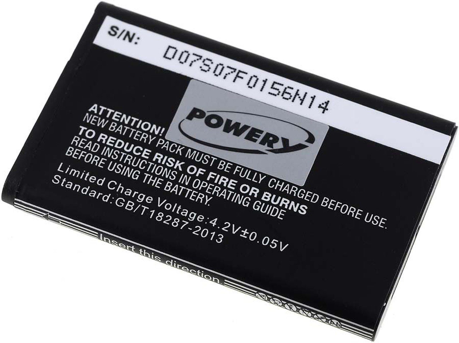 Powery Akku für Mitel Typ RTR001F01 V) Akku (3.7 1200 mAh