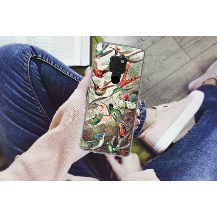 MuchoWow Handyhülle Kolibri - Vintage - Ernst Haeckel - Vogel - Kunst - Natur Phone Case Handyhülle Huawei Mate 20 Silikon Schutzhülle RV10877
