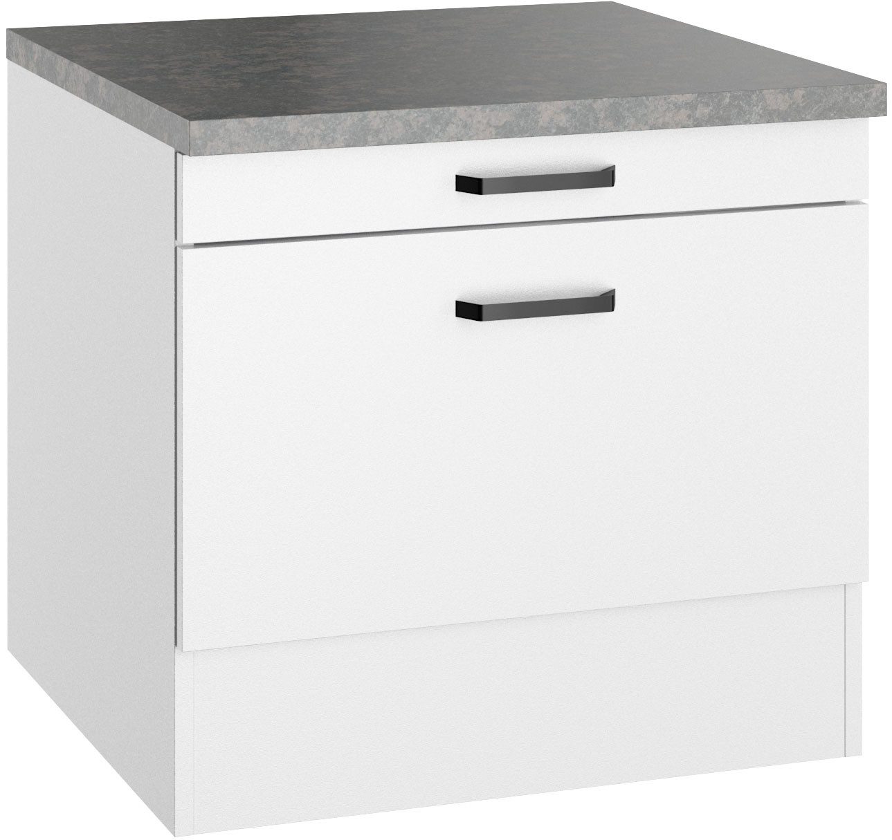 OPTIFIT Unterschrank OPTImulti Breite 60 cm, mit 1 Tablar für Wäschekorb, 1 Auszug