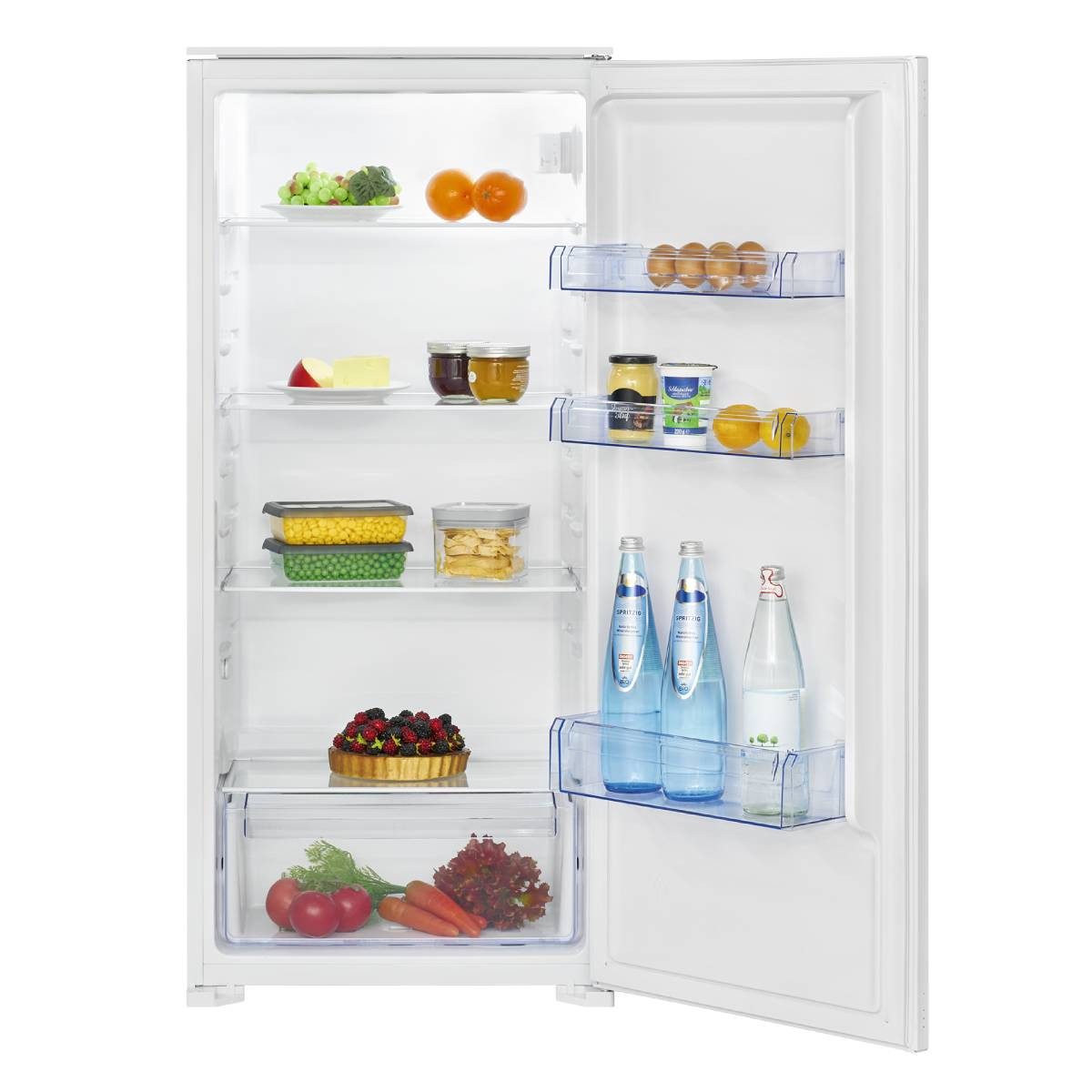 BOMANN Einbaukühlschrank VSE 7811, 122 cm hoch, 54 cm breit, 199L, mit SMART Funktion & Schnellkühlfunktion