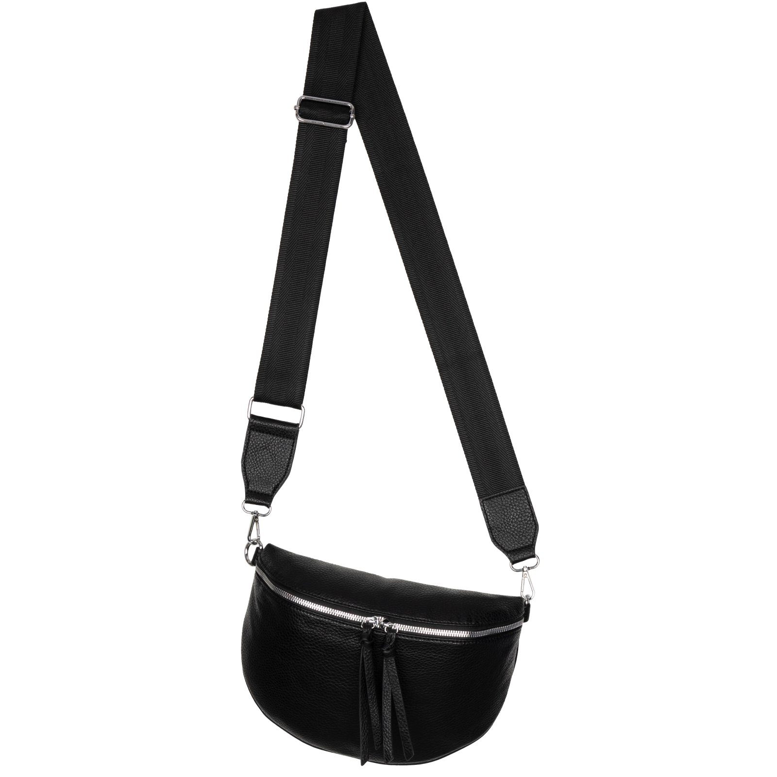 Gürteltasche Bauchtasche Umhängetasche Crossbody-Bag Kunstleder Italy-Design