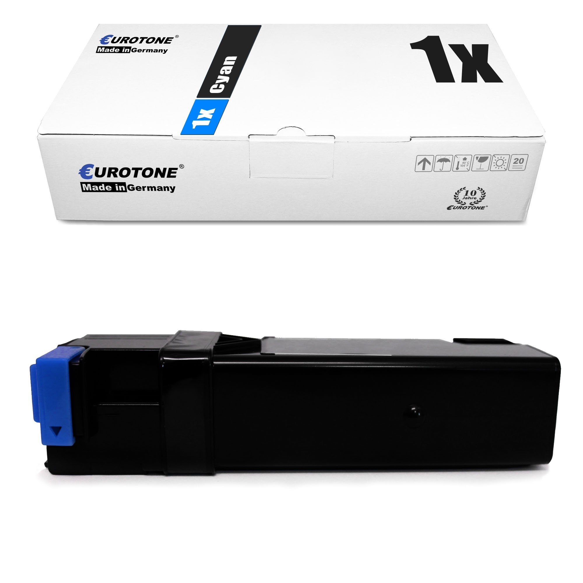 Eurotone Tonerkartusche Toner ersetzt Xerox 106R01594 Cyan