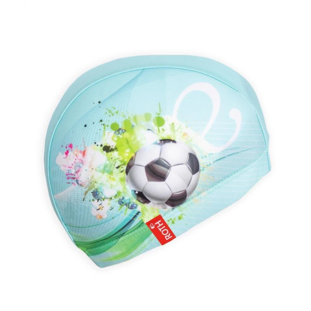 Roth Badekappe Fußballstar, Blau, schnell trocknend, für Schwimmunterricht
