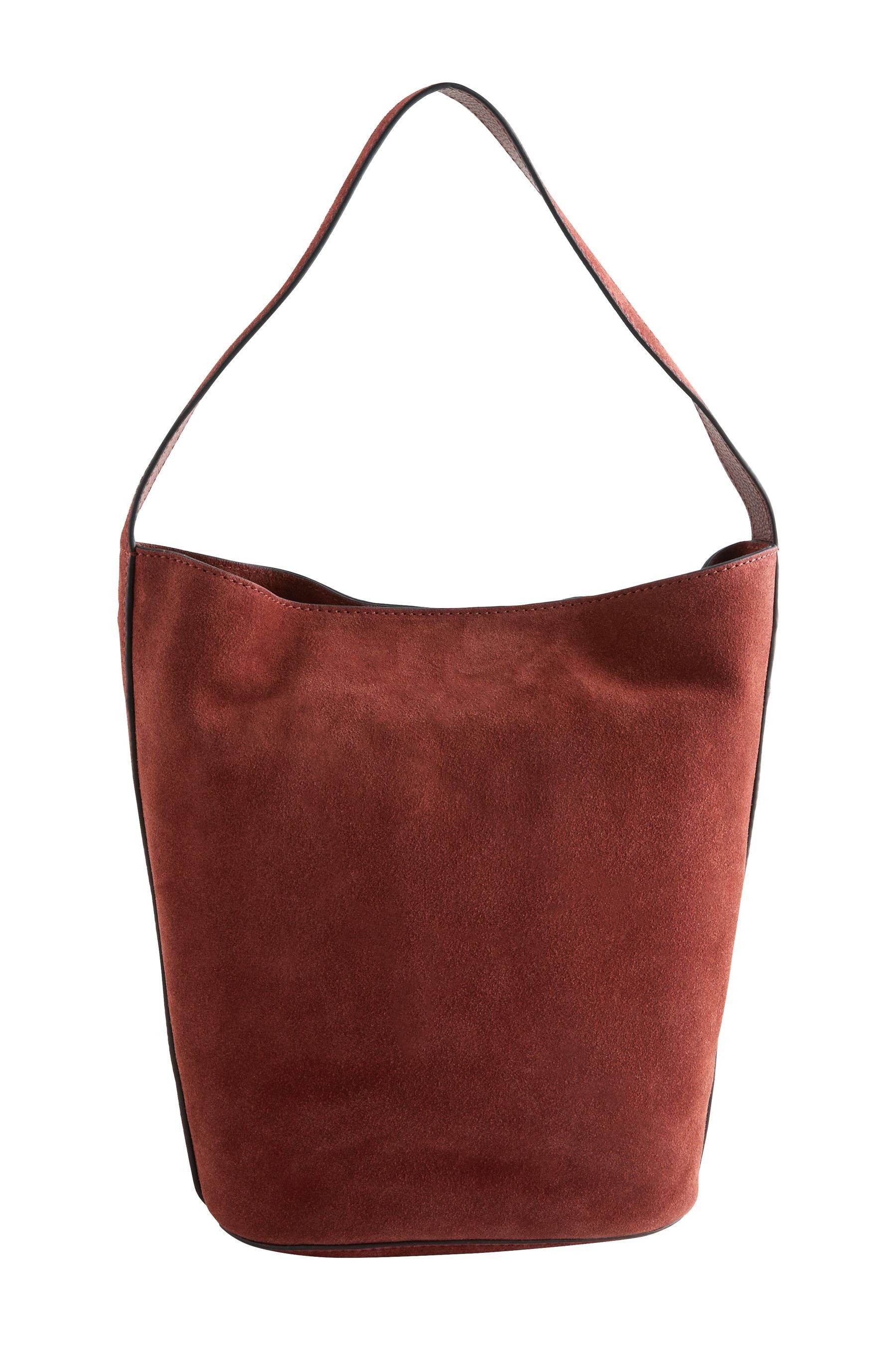 Umhängetasche Lässige Beutel-Schultertasche aus Leder