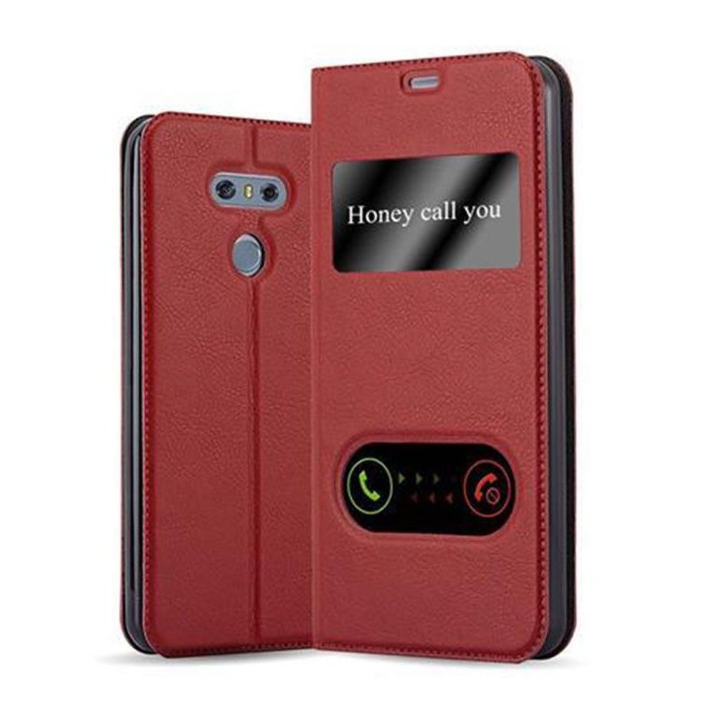 Cadorabo Handyhülle für LG G6 Hülle LG G6, Klappbare Handy Schutzhülle - Hülle - mit Standfunktion und Kartenfach