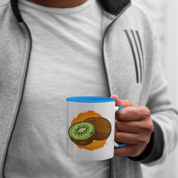 Trendation Tasse Lustige Tasse mit Kiwi-Grafik Geschenk für Kiwi-Liebhaber