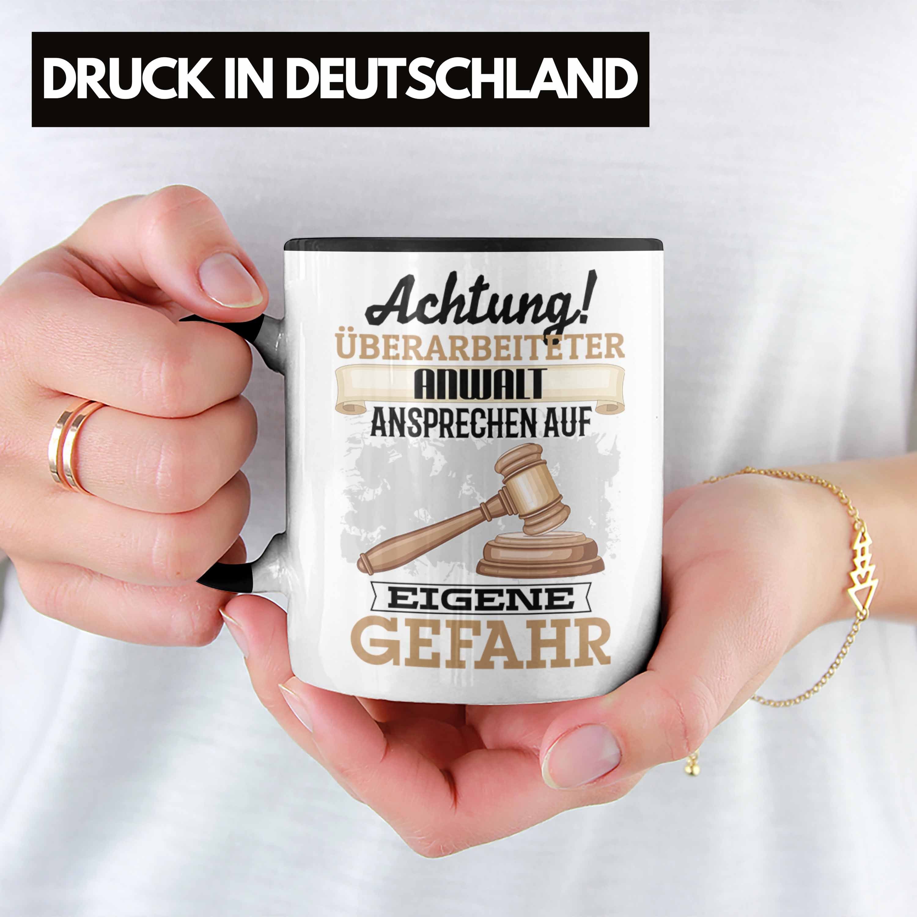 Geschenk Schwarz Ju Kaffeebecher Lustiger Tasse Anwalt Geschenkidee Spruch Trendation Tasse für