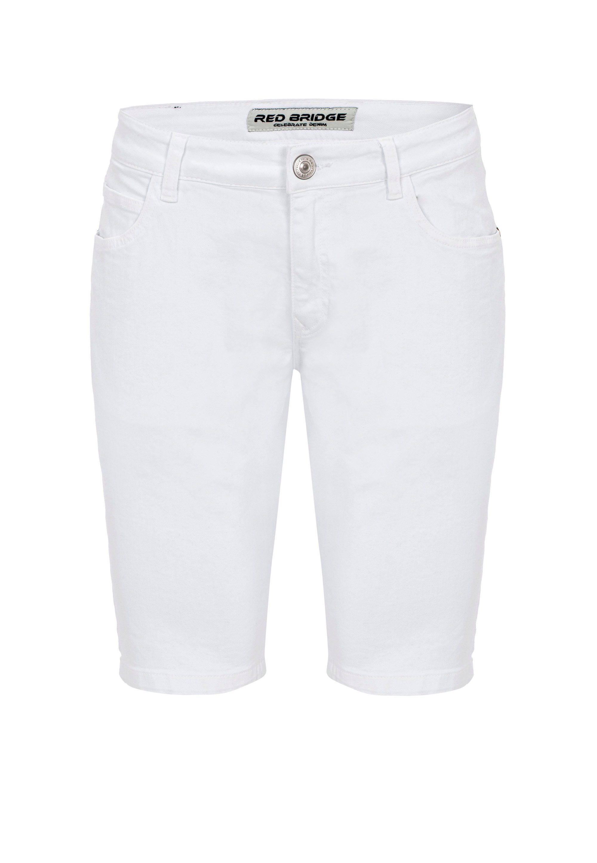 RedBridge Jeansshorts Red Bridge Herren Jeans Shorts Kurze Hose Denim Capri Basic