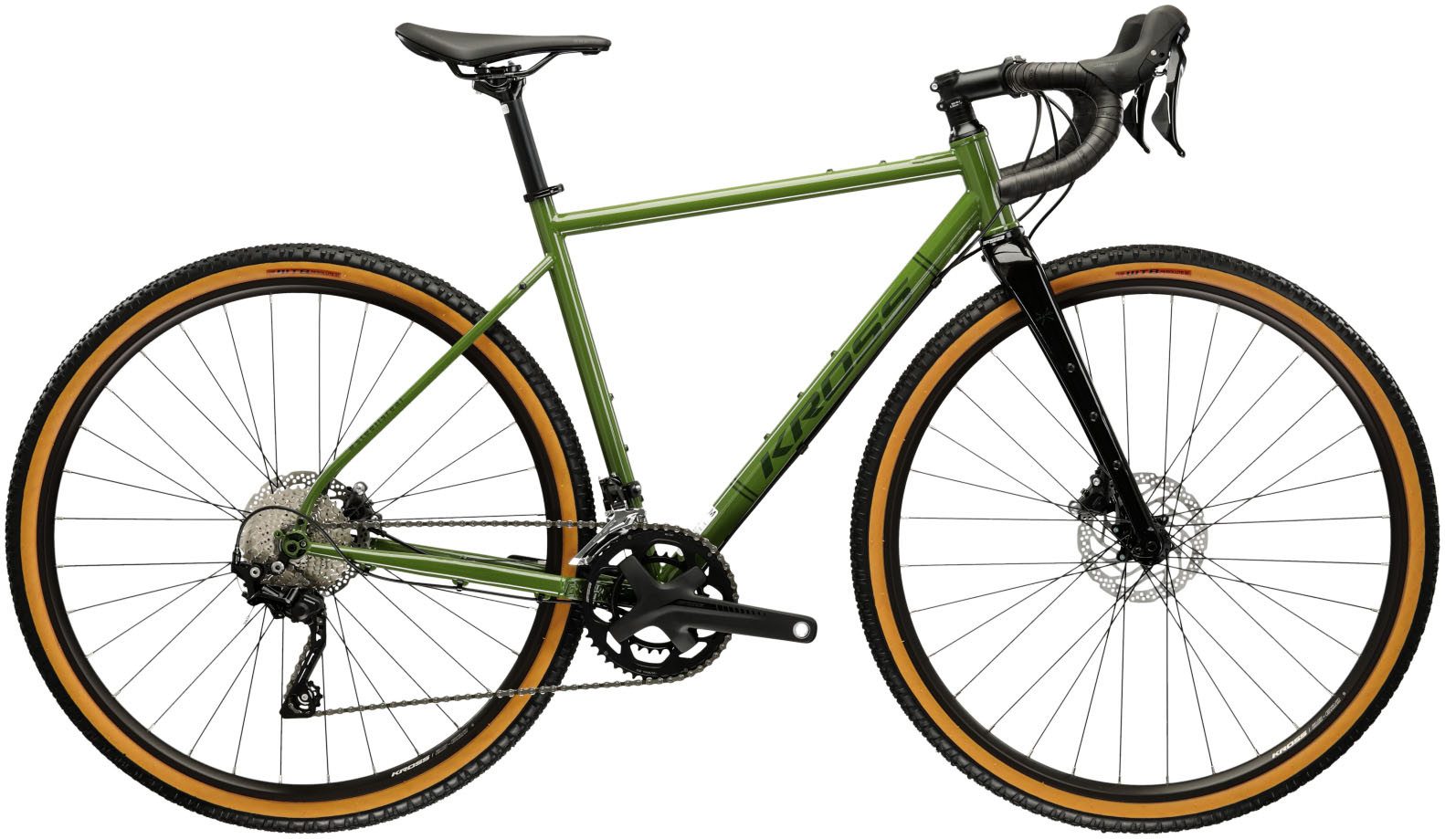 Kross Gravelbike Gravelbike Esker 4.0 grün 20 Gänge, 20 Gang Shimano GRX RX400 Schaltwerk, Kettenschaltung
