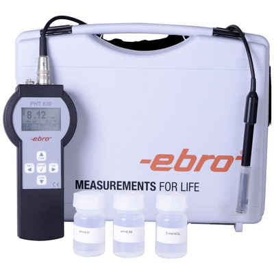 ebro Feuchtigkeitsmesser ebro PHT 830 Set 1 pH-Messgerät pH-Wert, Temperatur