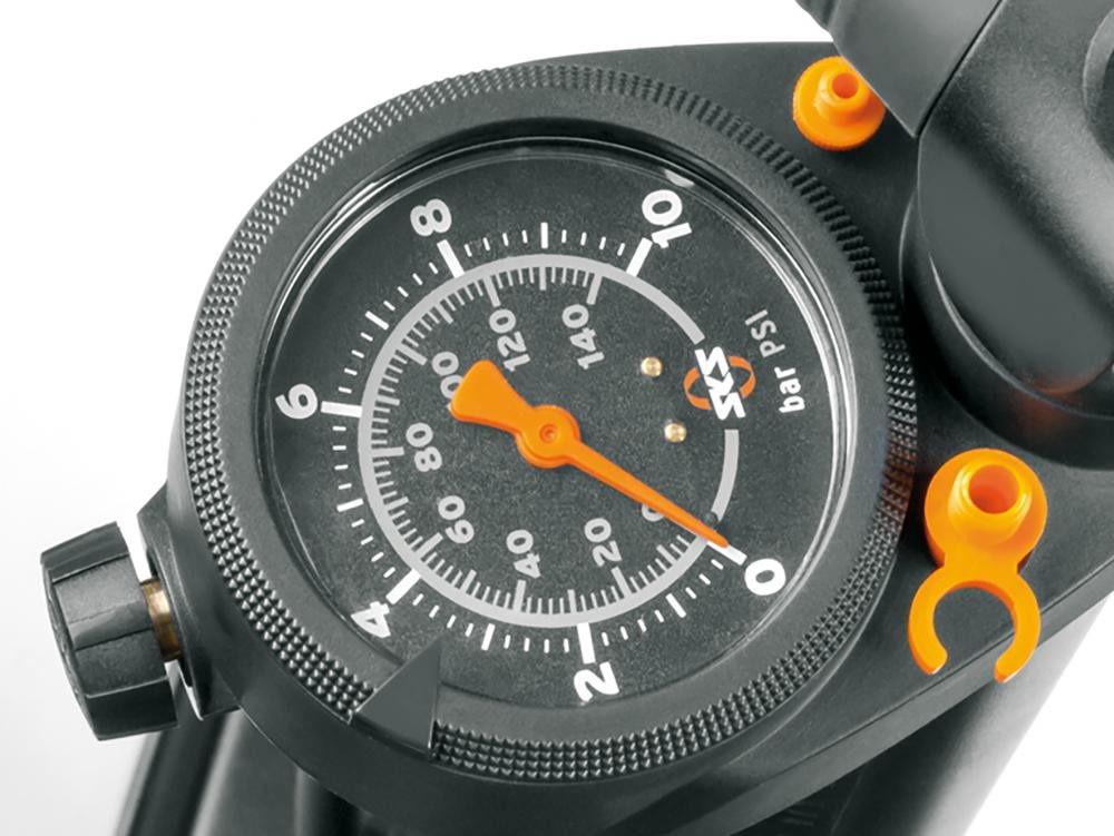 SKS Standpumpe SKS Ersatzmanometer für Airworx 10.0 Plus Standpumpe, präzise Druckanz
