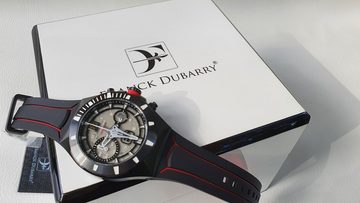 Franck Dubarry Chronograph rev0307 Herren Sportuhr wasserdicht stoßfest Zaphir Armbanduhr, Zaphirglas