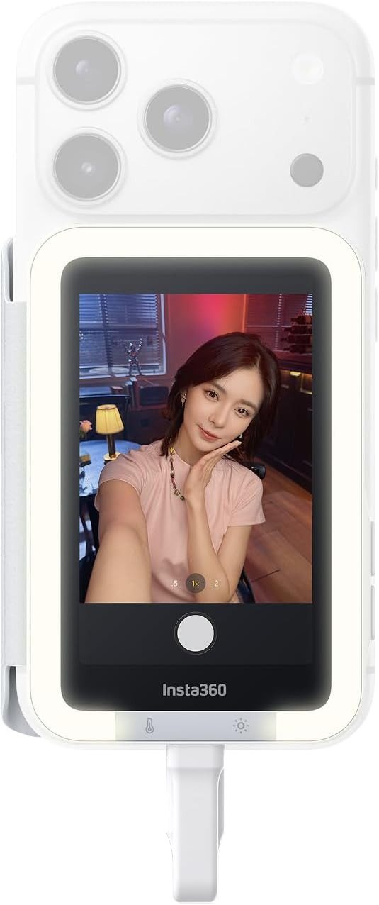Insta360 Smartphone-Stabilisator - Insta360 Snap Selfie-Bildschirm - Magnetischer 4K Selfie-Monitor