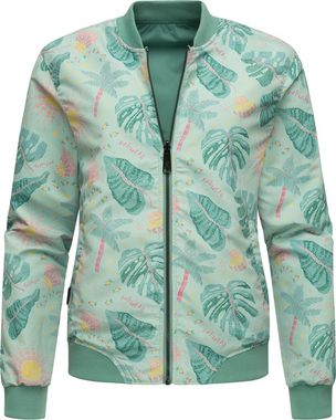 Ragwear Wendejacke Joom modische 2-in-1-Jacke mit Alloverprint und unifarbener Seite