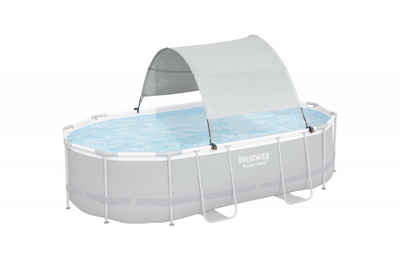Bestway Pool Bestway Flowclear Sonnenschutzdach für eckige und ovale Pools